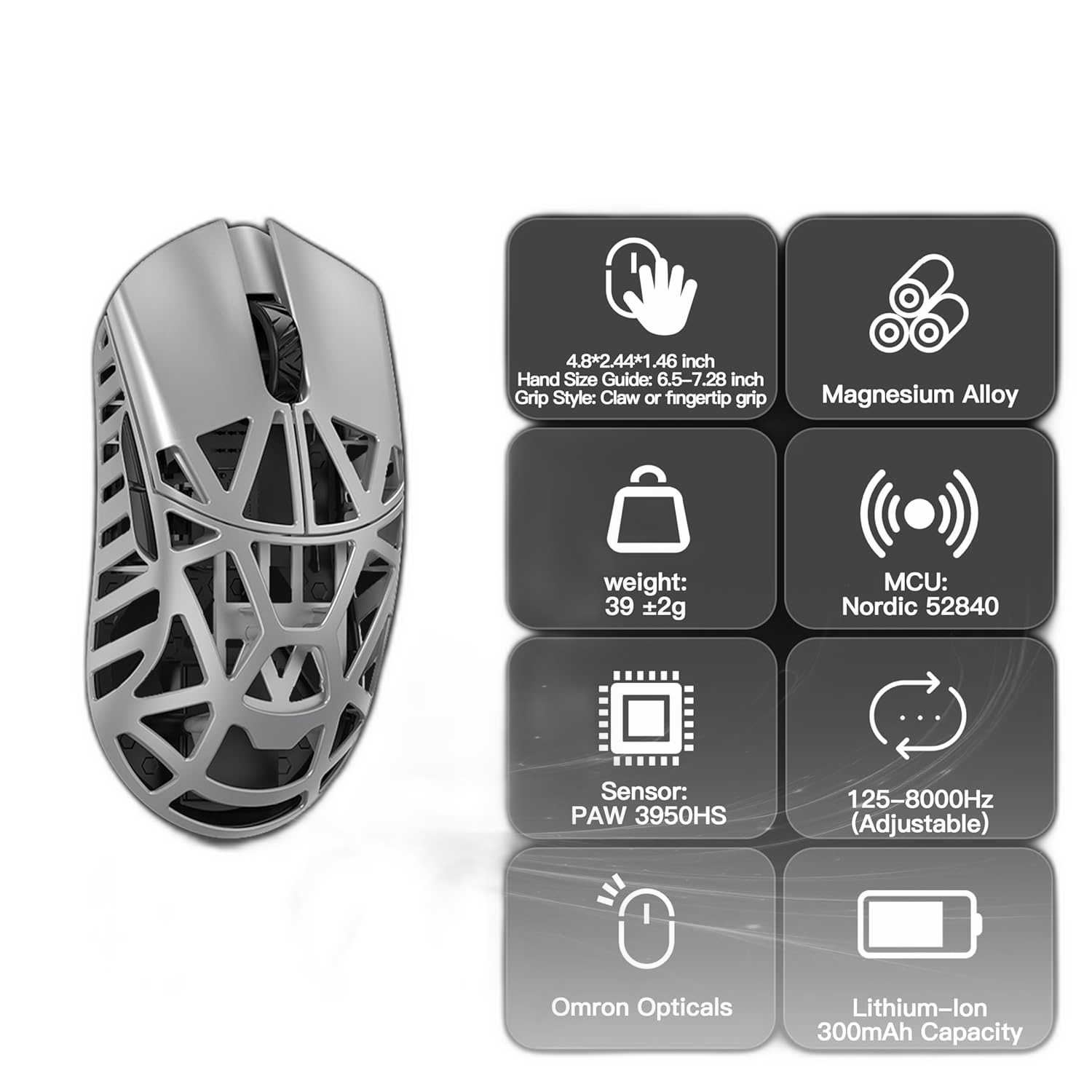 WLMouse Beast X Pro Wireless Gaming Mouse