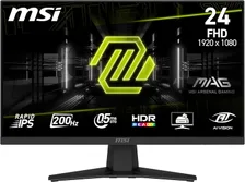 MSI MAG 244F, 24" Eye Care Gaming Monitor, FHD 1920x1080, IPS, Frameless,