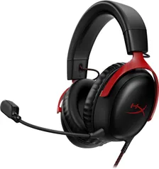 HyperX Cloud III (Wireless) Gaming Headset, Red