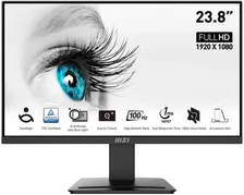 MSI PRO MP2412 23.8" Eye Care Ergonomic Business Computer Monitor